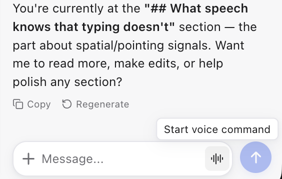 The mic in the sanqian notes chat composer